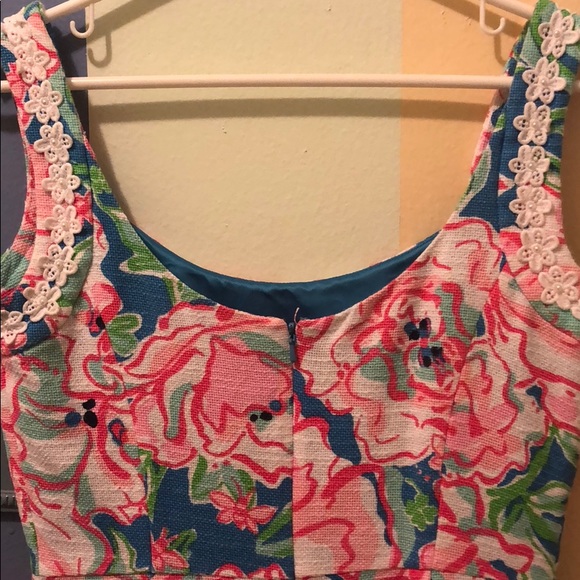 EUC Size 4 Lilly Pulitzer Lucky Charms Shift Dress - Picture 7 of 8